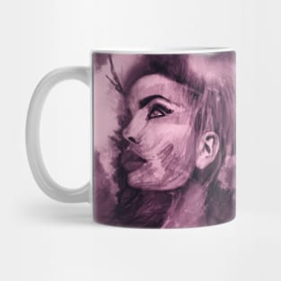 Abstract portrait slides Mug